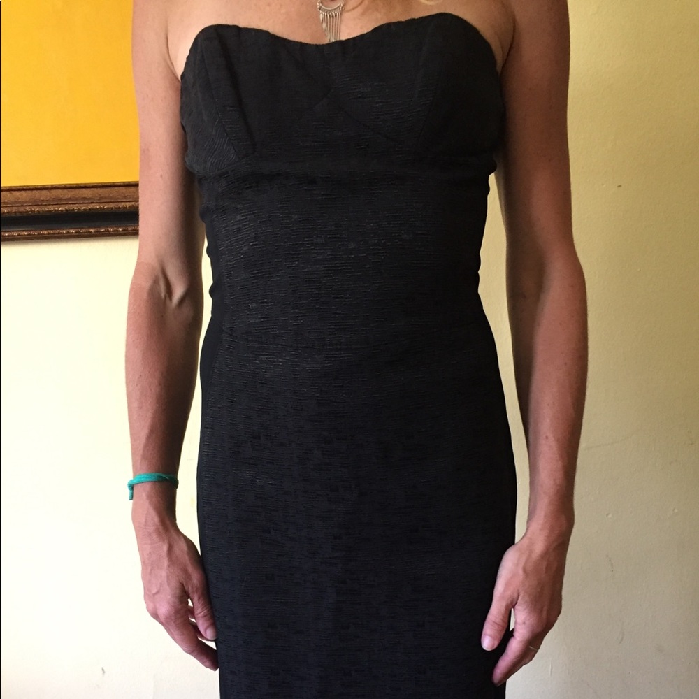 Black Strapless Dress